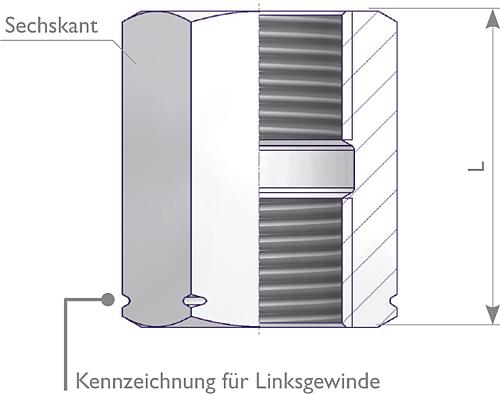 Spannmuffen Zeichnung (Anordnung) 1