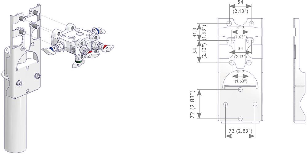 Mounting Bracket Kit Drawing (arrangement) 1