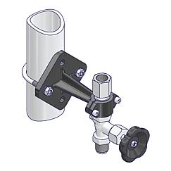 Montagewinkel für Manometerventile  Standard 4