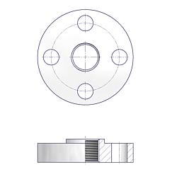 Threaded Pipe Ends DIN 19207 Standard 4