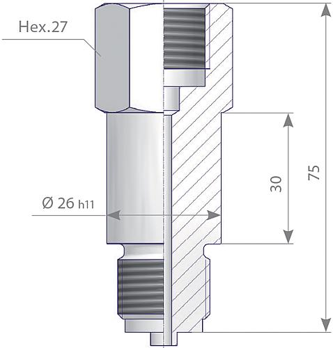 Gauge Adapters Drawing (arrangement) 1