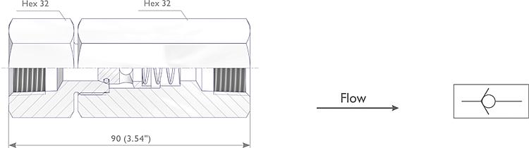 Check Valves Drawing (arrangement) 1