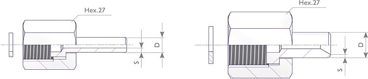 Nippelverbindungen Zeichnung (Anordnung) 1