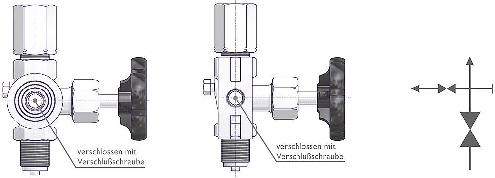 Manometerventile Zeichnung (Anordnung) 2