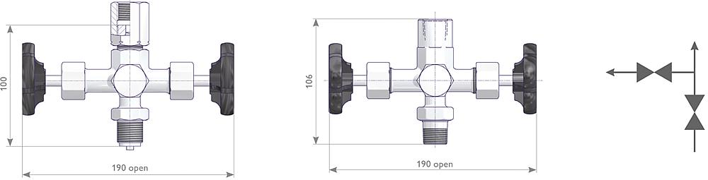 Gauge Valves Drawing (arrangement) 1