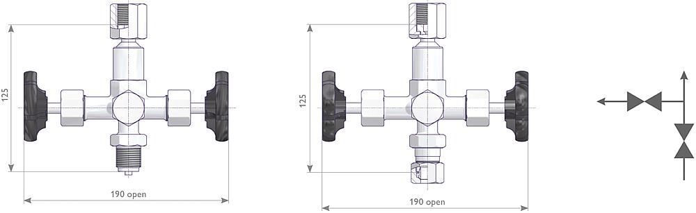 Gauge Valves Drawing (arrangement) 1