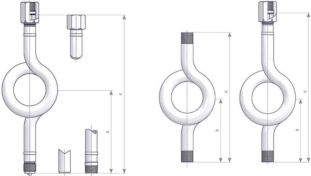 Coil Syphons Drawing (arrangement) 1