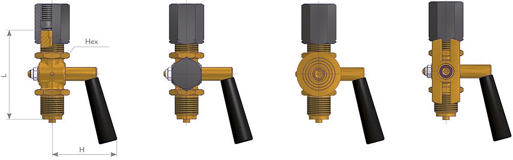 Gauge Cocks Drawing (arrangement) 1