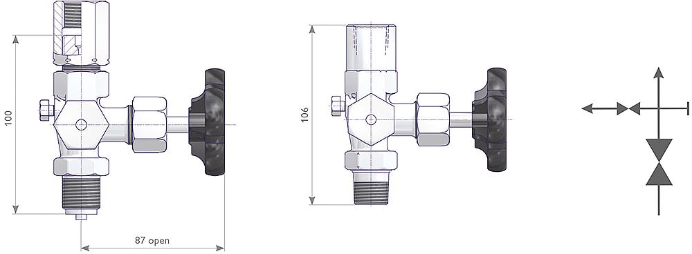 Gauge Valves Drawing (arrangement) 1