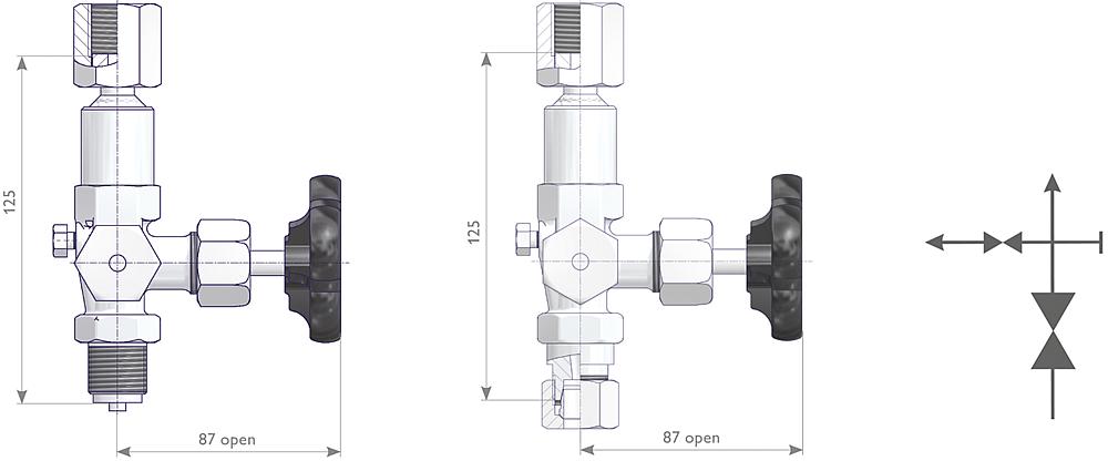 Gauge Valves Drawing (arrangement) 1