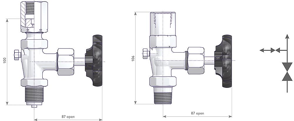 Gauge Valves Drawing (arrangement) 1