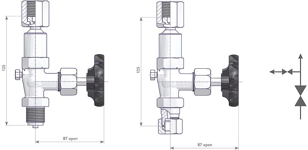 Gauge Valves Drawing (arrangement) 1