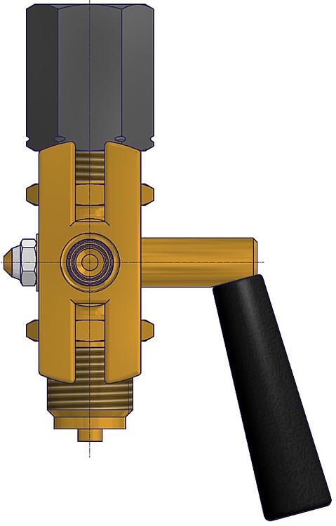 As Schneider Gauge Cocks Male Thread X Adjusting Nut 