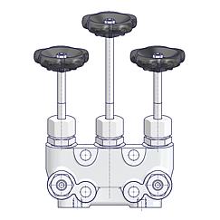 3 Valve Manifolds Without Test Connection Standard 2