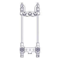 Ventilblock-Kombinationen mit Prüfanschluss Standard 4