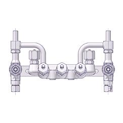 Ventilblock-Kombinationen mit Prüfanschluss Standard 3