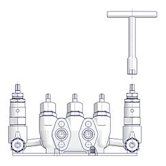 Manifold-Combinations Without Test Connection Standard 2
