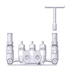 Ventilblock-Kombinationen ohne Prüfanschluss Standard 2