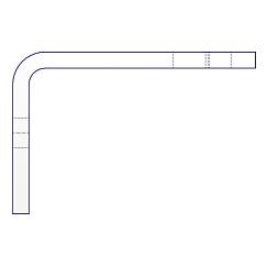 Montagewinkel für Umschalthähne Standard 3