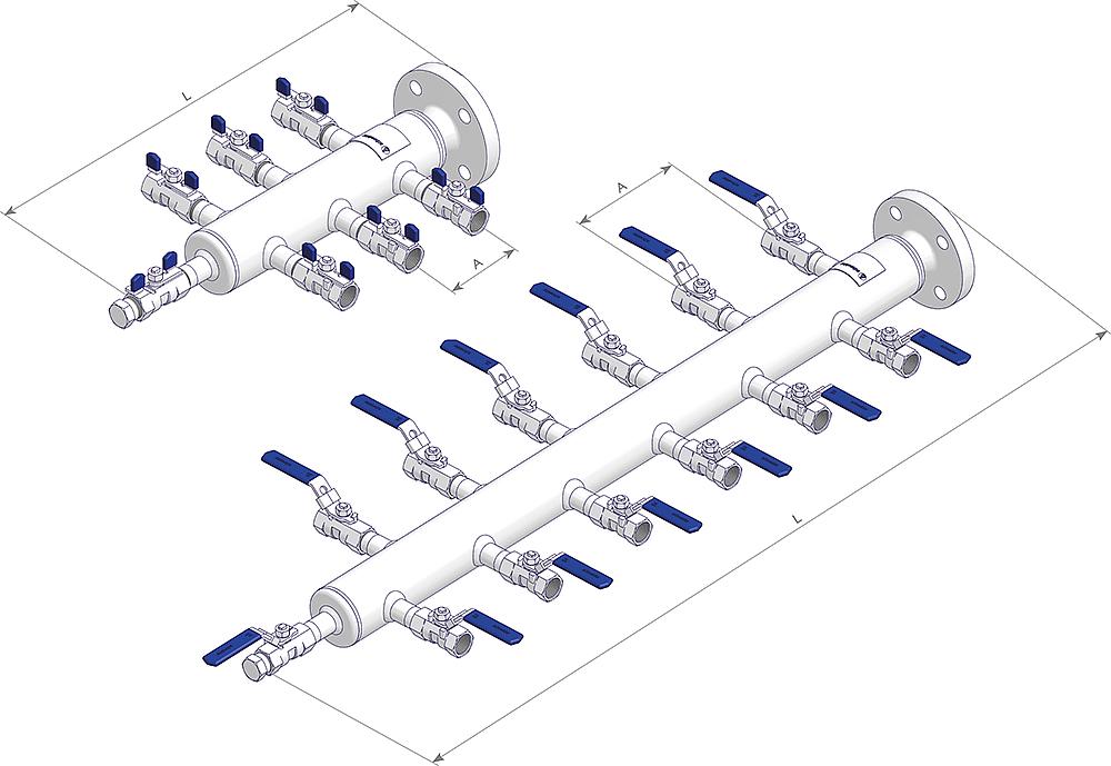 Air Headers Drawing (arrangement) 1