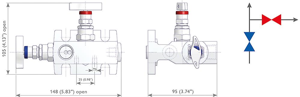 2 Valve Manifolds Drawing (arrangement) 4