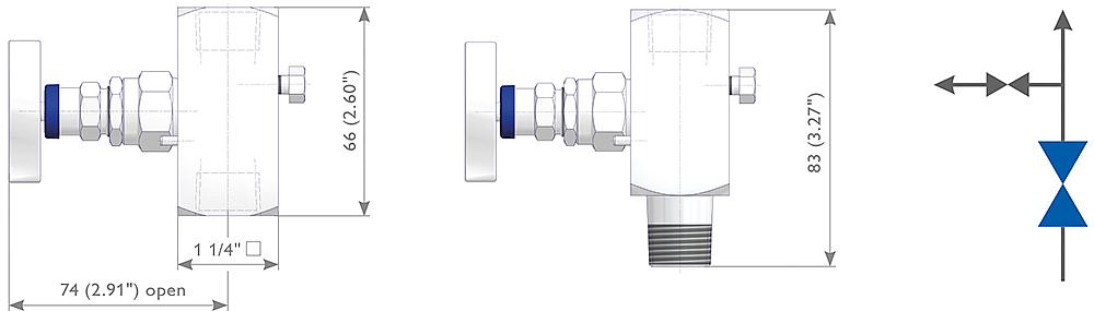 Gauge Valves Drawing (arrangement) 1