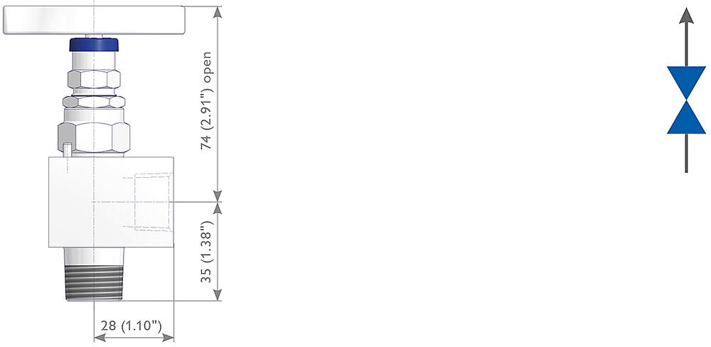 Hand Valves Drawing (arrangement) 3