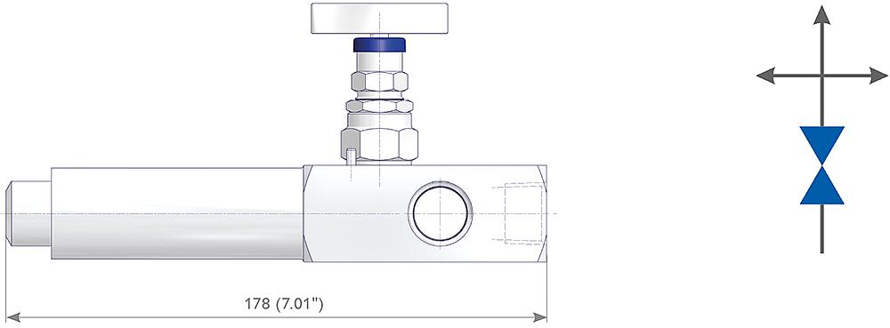 Multiport Gauge Valves Drawing (arrangement) 2