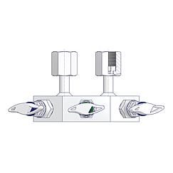 3-fach Ventilblöcke Standard 3