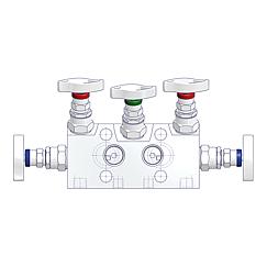 5 Valve Manifolds Standard 3