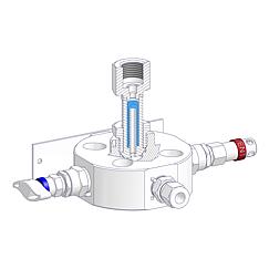 SM Instrument-Monoflansche Standard