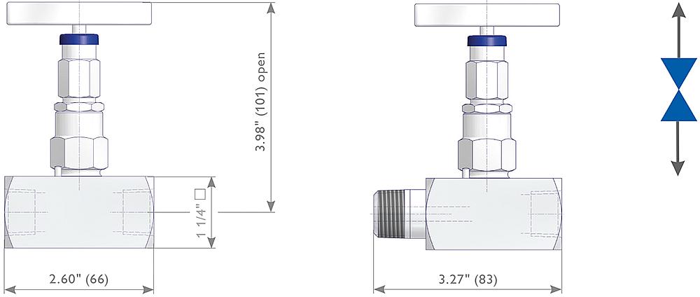 Soft Seated Hand Valves Drawing (arrangement) 1