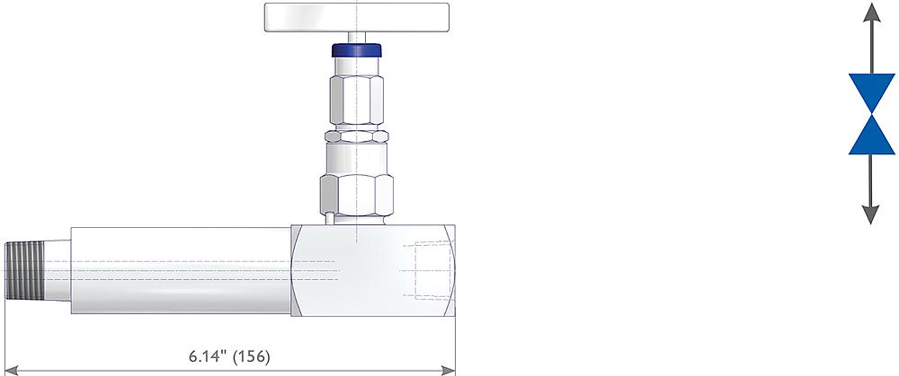 Soft Seated Hand Valves Drawing (arrangement) 1