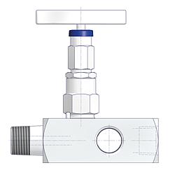 Multiport-Manometerventile mit Weichsitz Standard 4