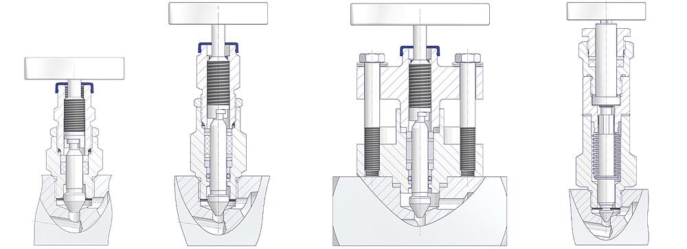 Industriearmaturen und DBB-Armaturen für den Einsatz mit flüchtigen Emissionen Zeichnung (Anordnung)